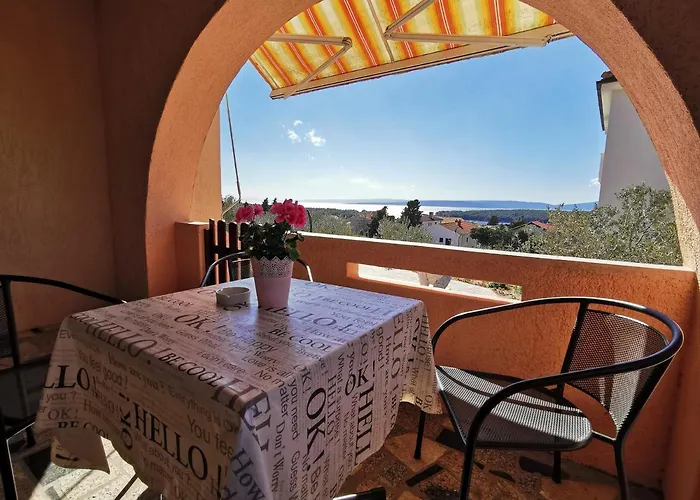 With A Swimming Pool Punat, Krk - 5378 Appartamento Punat